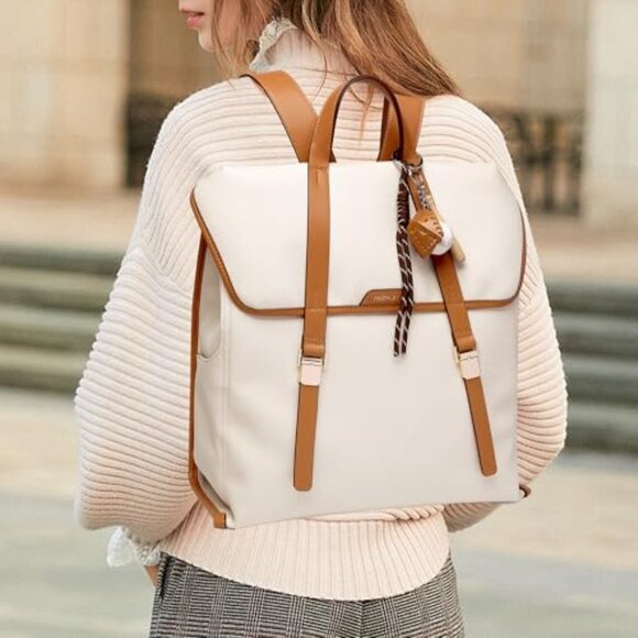 Vintage PU Leather Backpack Convertible Anti-Theft Travel School Business Unisex main image 3
